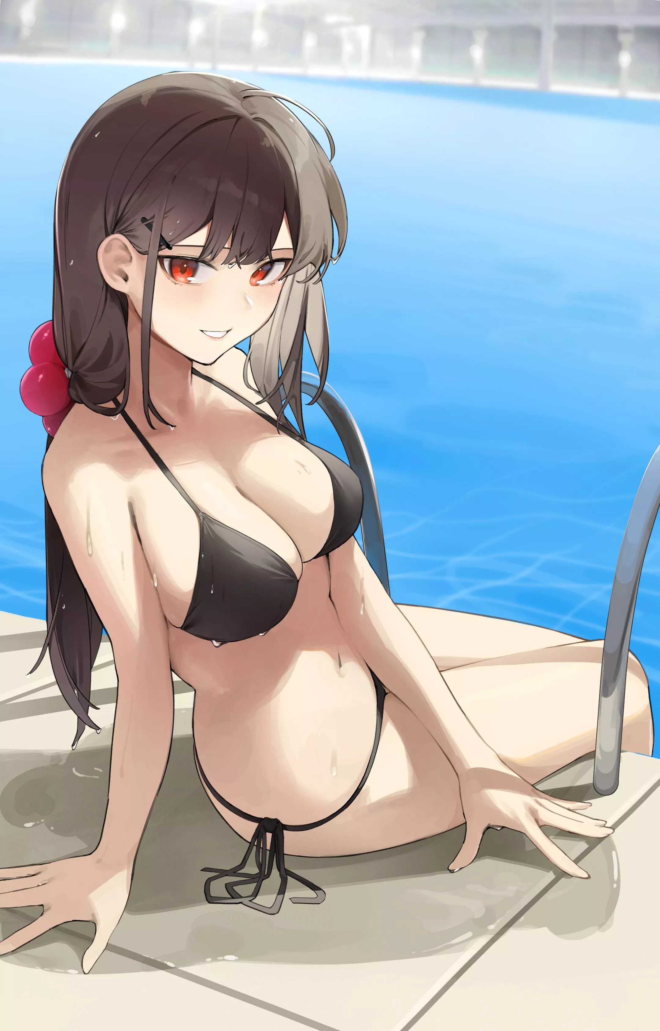 Enjoying the Pool