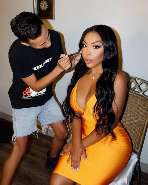 @erikayvonnerose getting glam