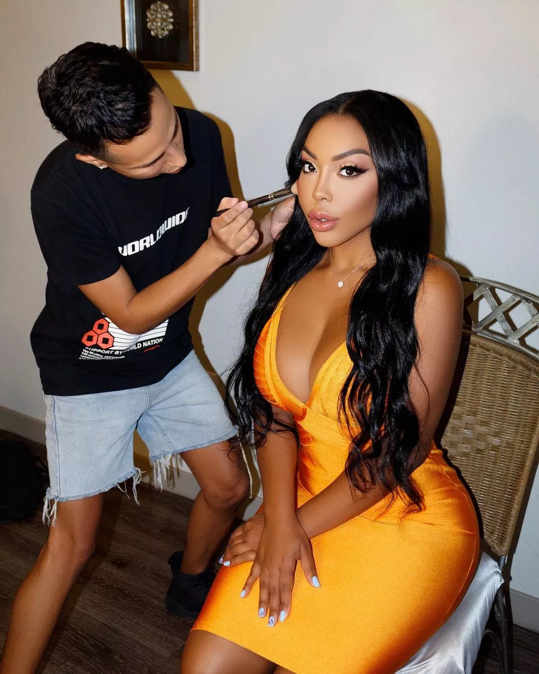 @erikayvonnerose getting glam