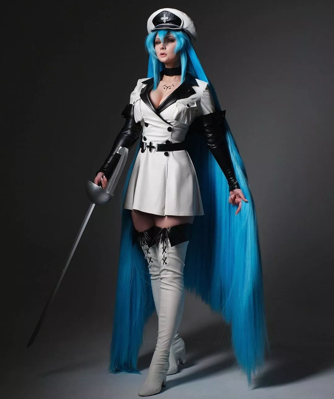 Esdeath from Akame Ga Kill, by JannetIncosplay.~ nudes by JannetIncosplay