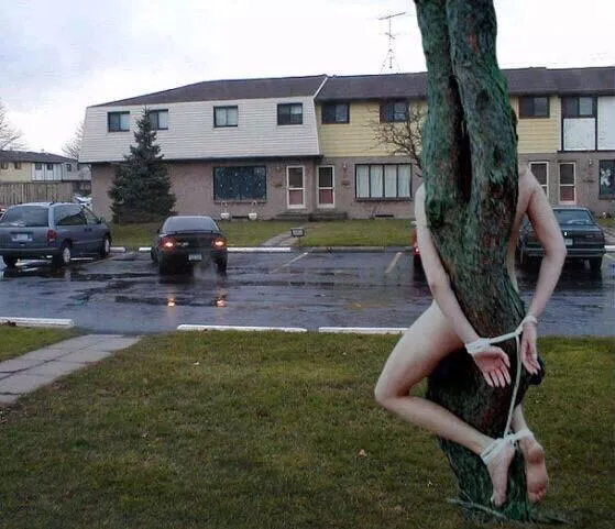 Every evening one women from each street will be used by the men in the street. This helps them reduce stress in their work life. They can use these women in anyways they wanted but can’t untie them.