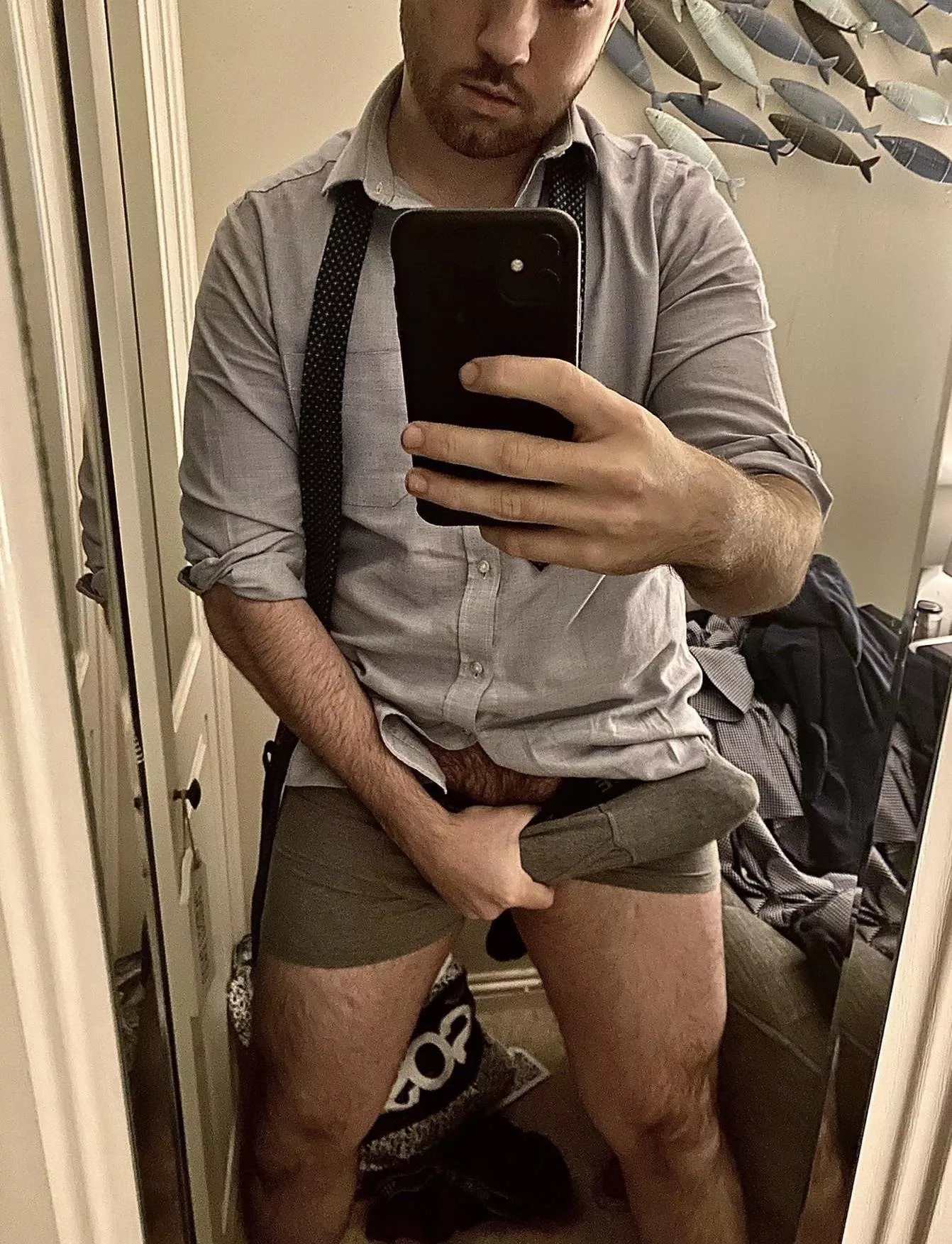 Every post an item of clothing comes off… how’s your patience😜 message me for a sneak peak 😉😘