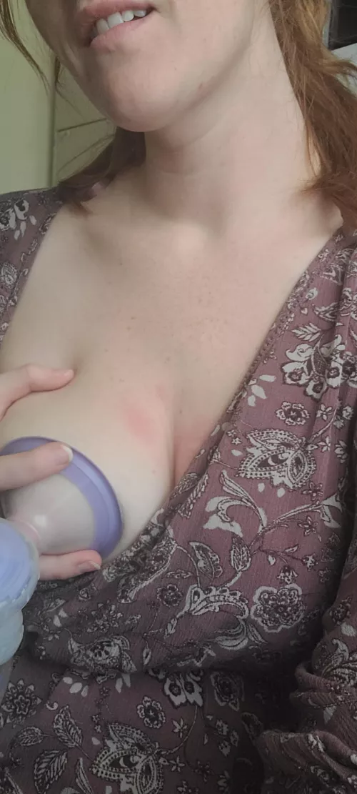 Everyone talks about crawling under desks at work but I'd rather sit on top of mine while you replace my pump...