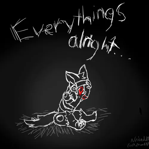 Everything's alright (Art by me, @Nnivedd1 on twitter)