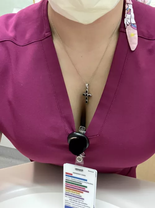 Excuse me while I bend over to listen to your lungs.