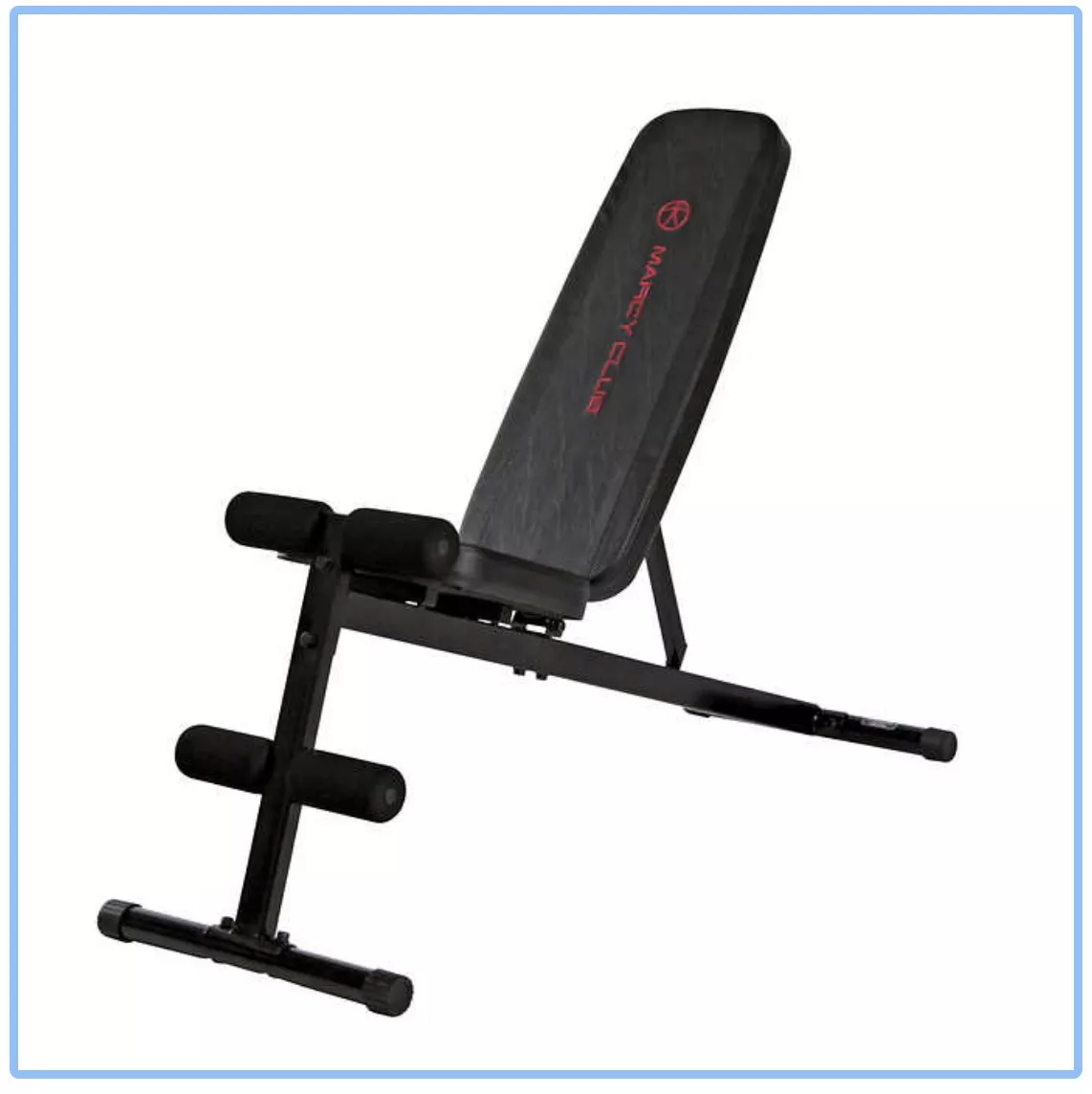 Exercise bench as a stable mount for toys?