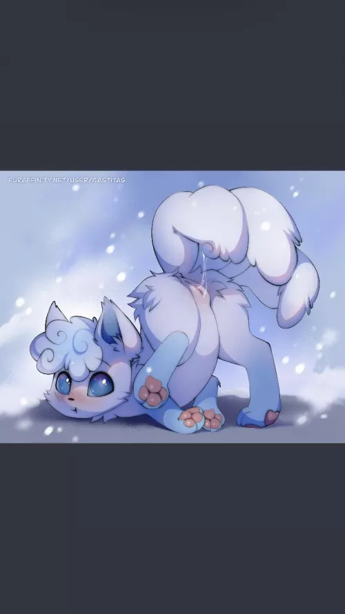 [F] (Castitas) aloan vulpix looks so adorable 🥰