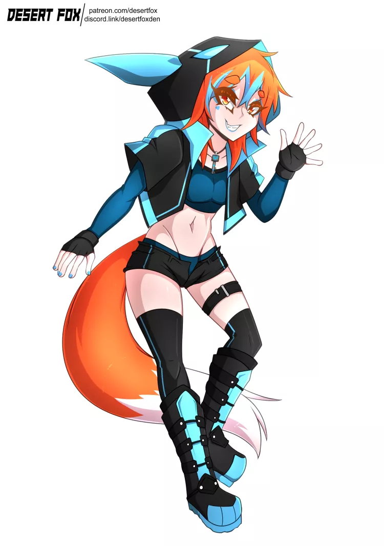 [F] Cyberpunk Kitsune (DesertFox)