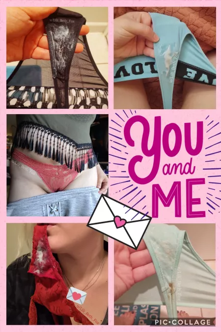 [f] [oc] All of my panties end up this sticky with my pussy grool after just one day 💦