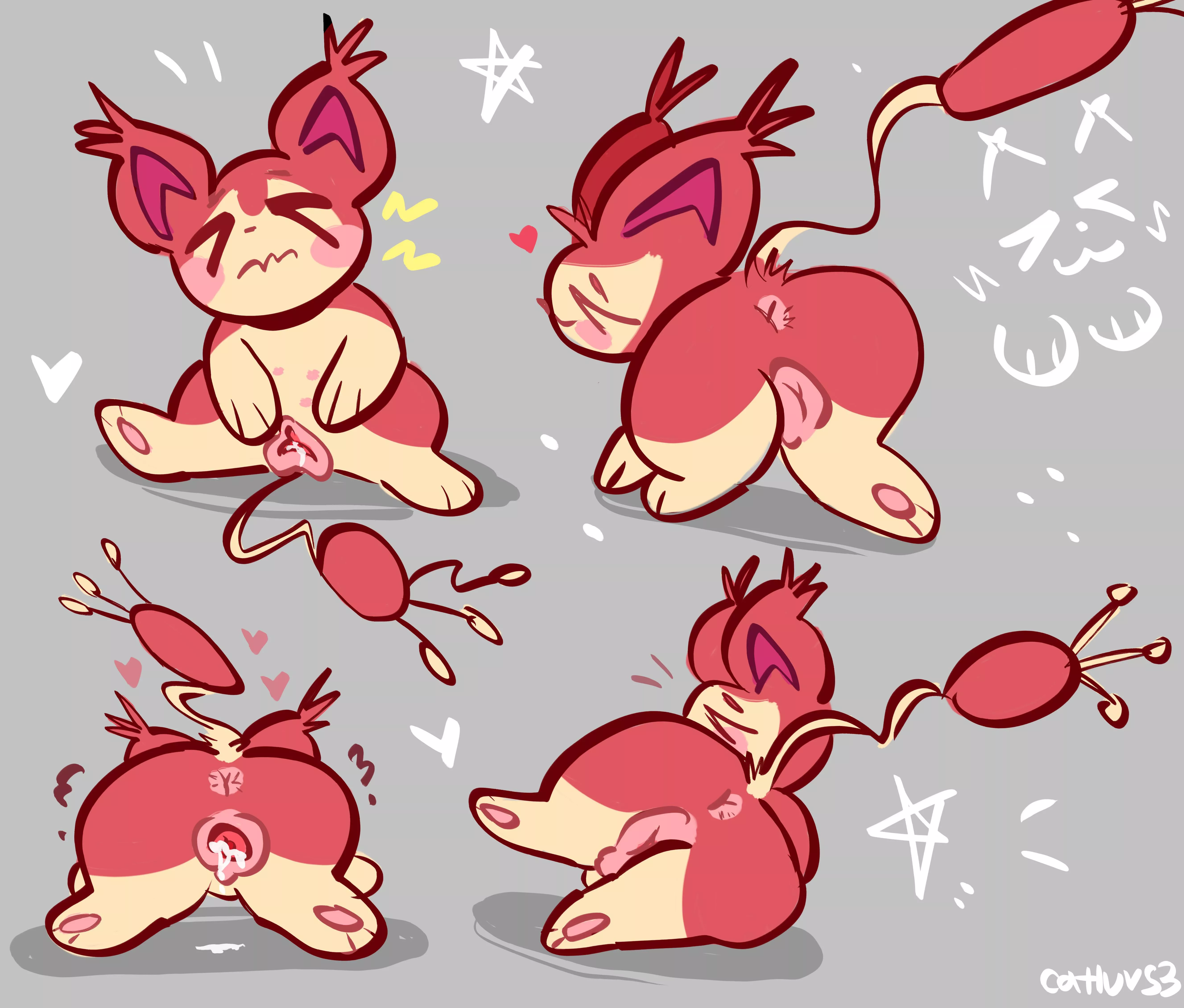 [F] skitty kitty (catluvs3/my art)