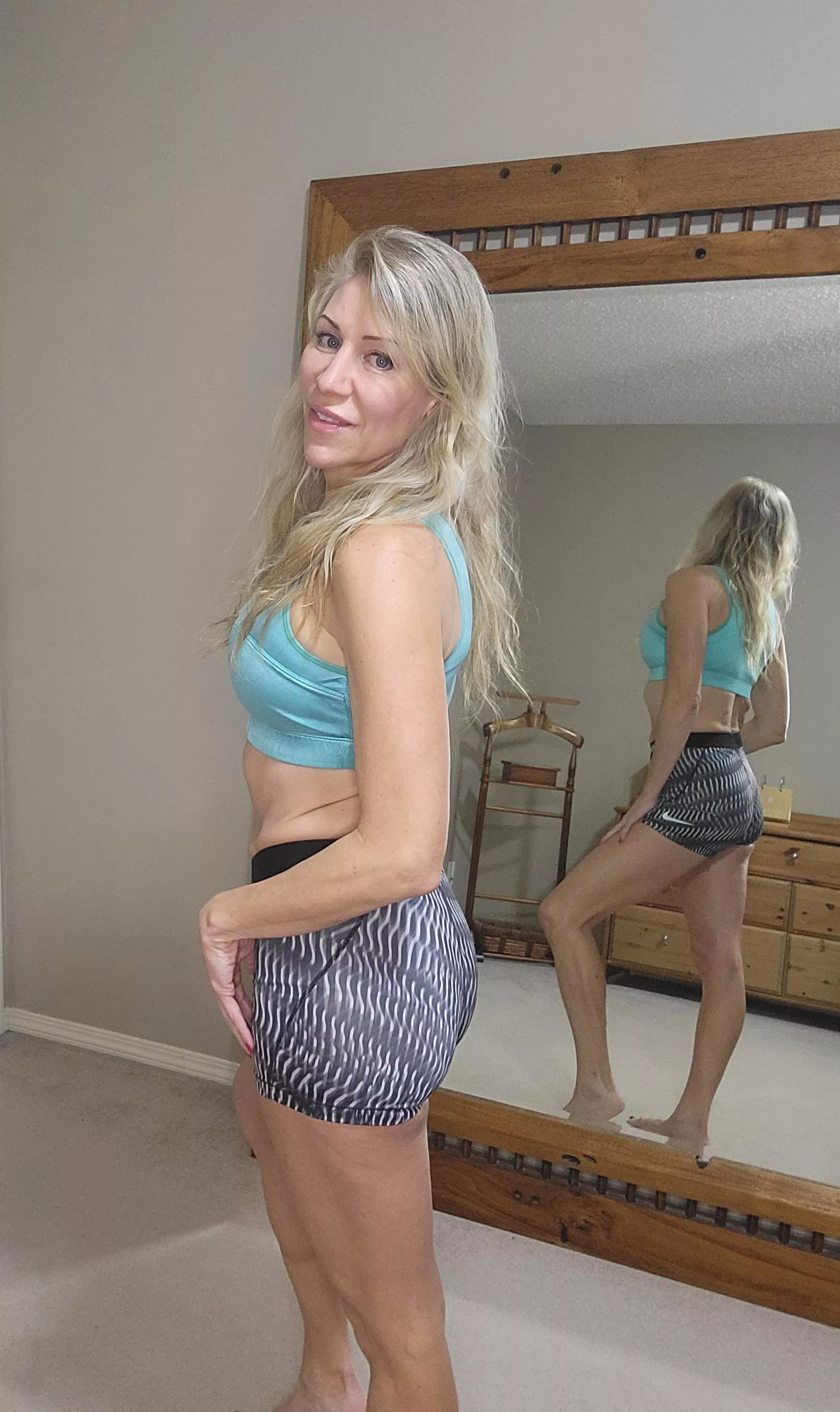 (F) Training hard to run fast and break age group running records.