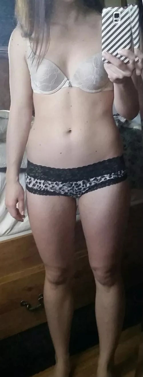 [f] what I wore under my clothes today. (Sorry for the dirty mirror)
