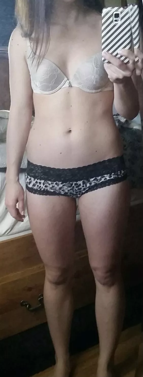 [f] what I wore under my clothes today. (Sorry for the dirty mirror)