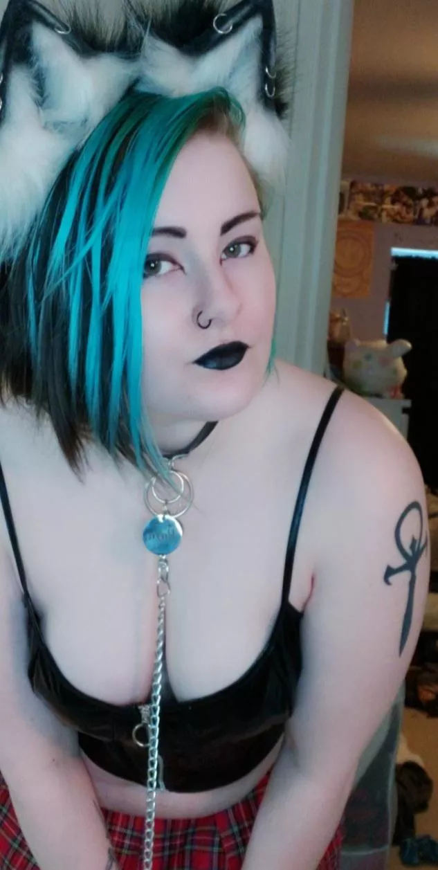 (F19) gothic catgirl at your service 🐾🖤