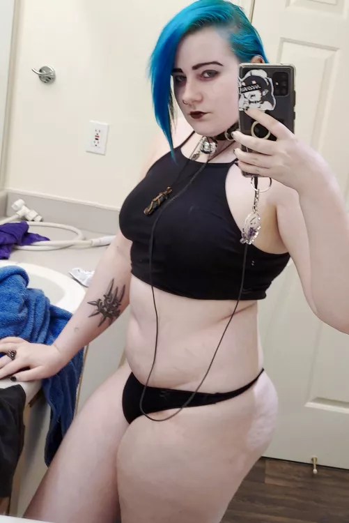 (F19) jinx/Powder from Leauge of Legends inspired look 💙✖💕