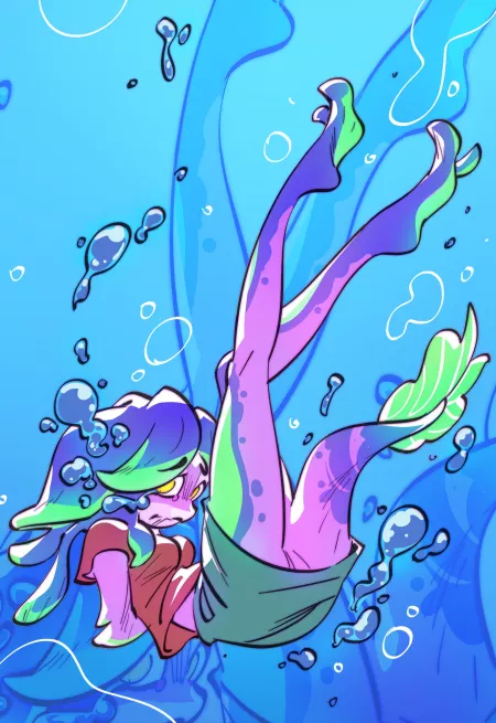 Falling deeply. Finished client commission of this lovely fur. My commissions are open starting from $50.