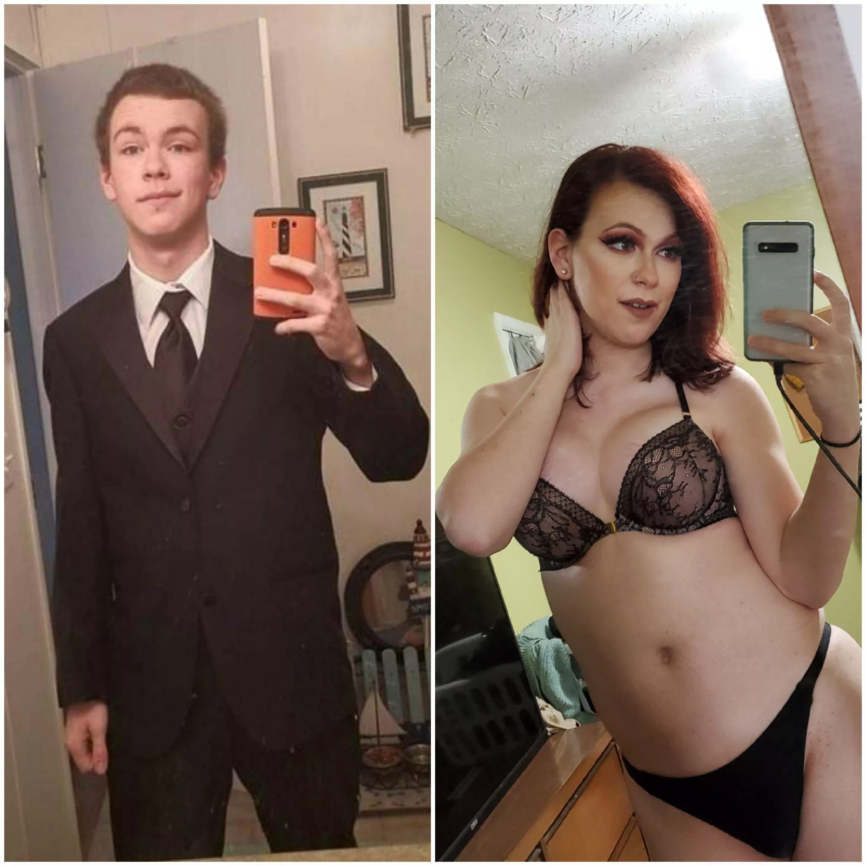 Far from my end goal but I loce the little bimbo I'm becoming Far from my end goal but I loce the little bimbo I'm becoming