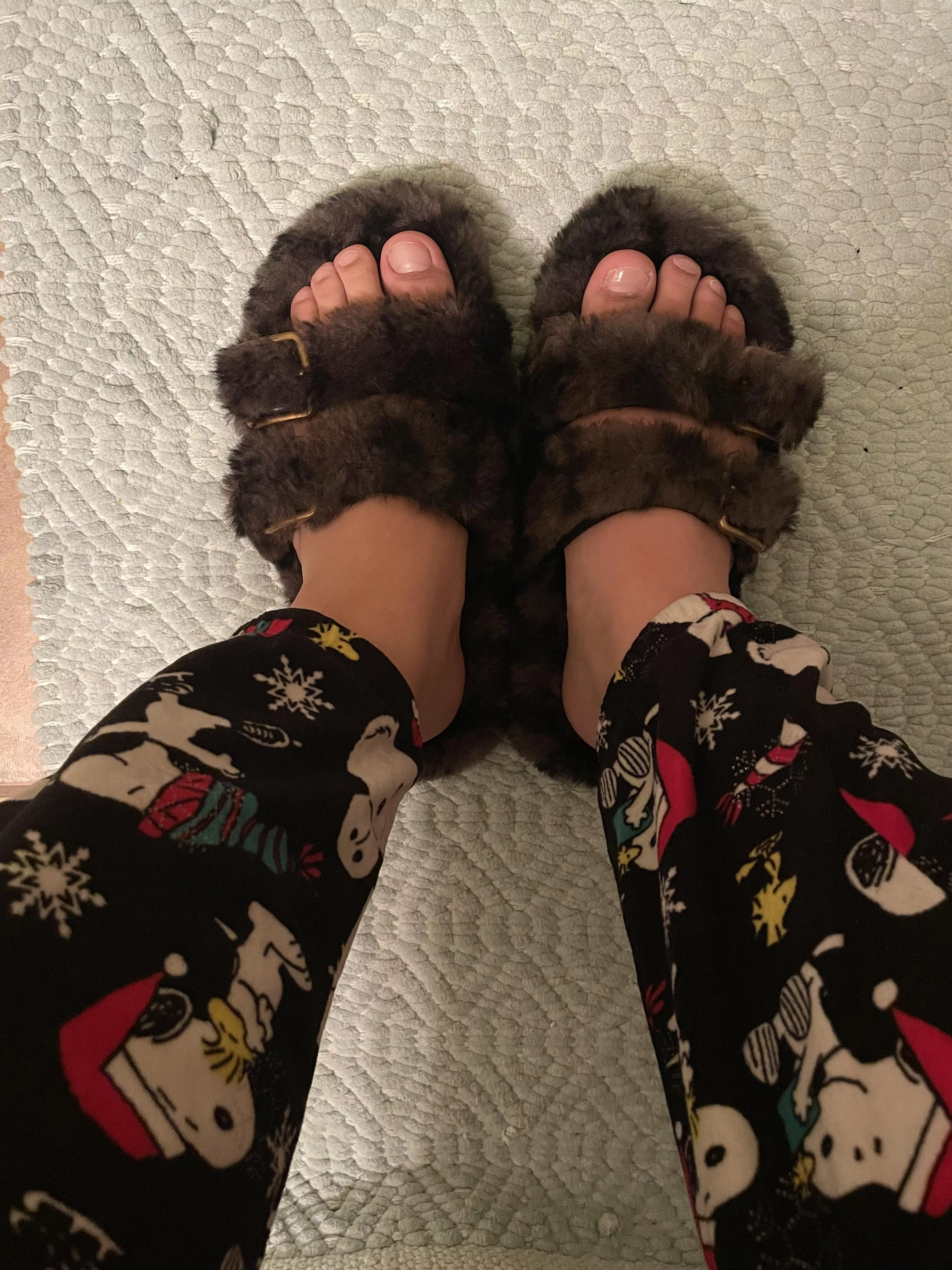 Feel so cute in my new coach slides🥰 Feel so cute in my new coach slides🥰