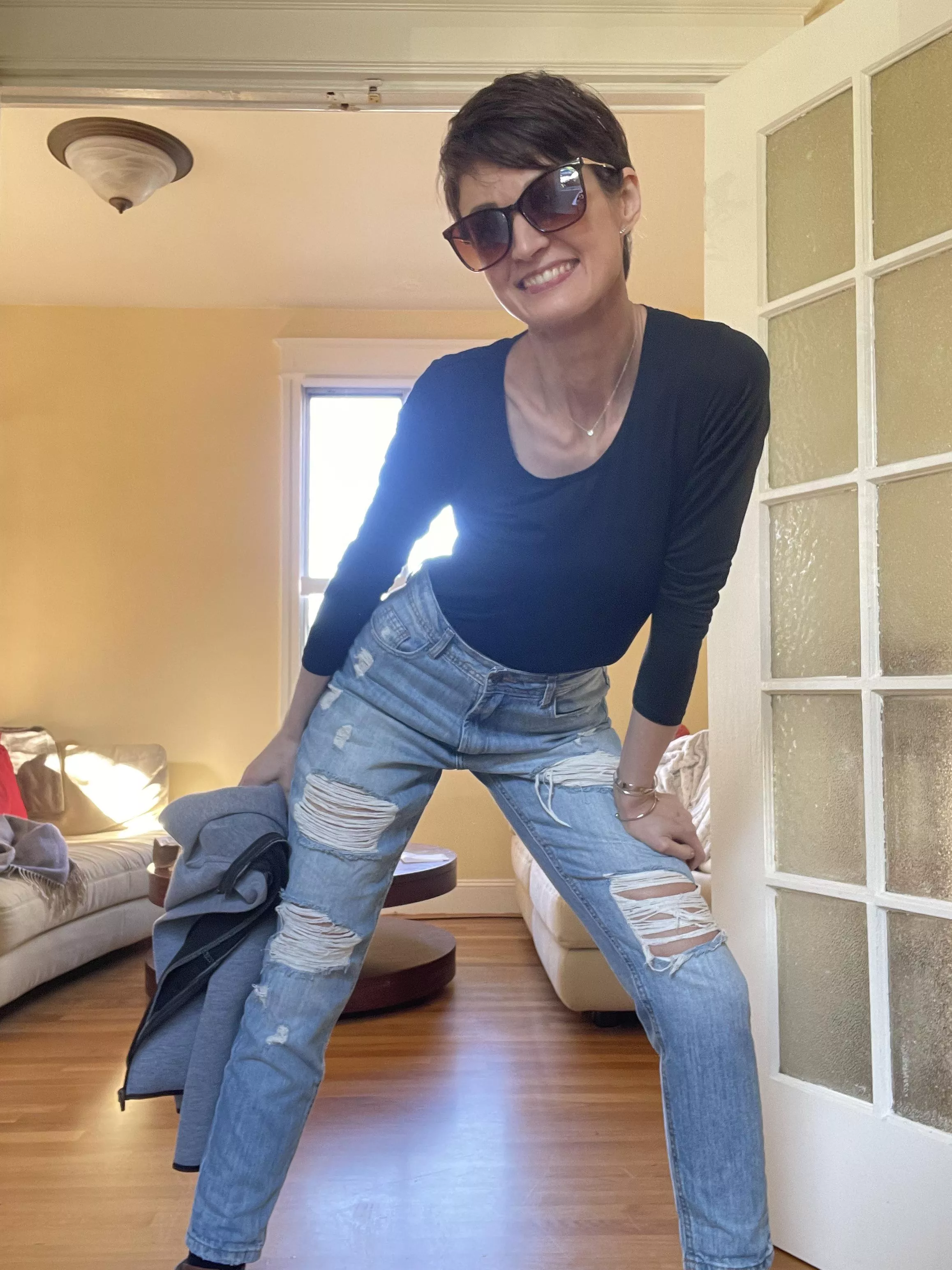 Feeling happy today [F38]