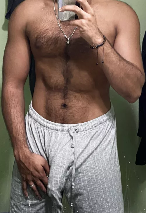 feeling horny in these boxer shorts