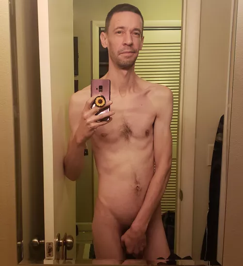 Feeling myself before I take a high-shower.
