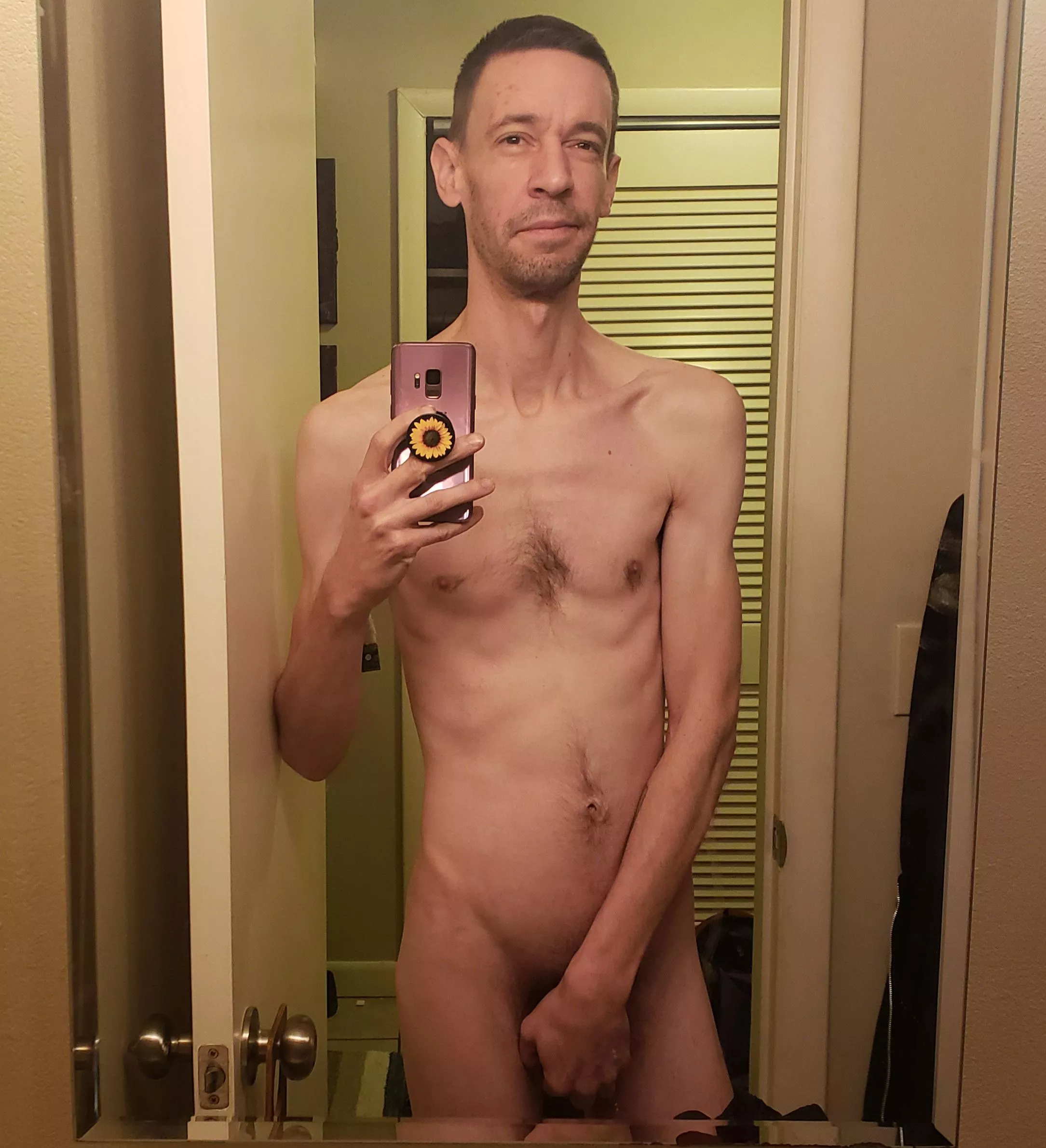 Feeling myself before I take a high-shower.