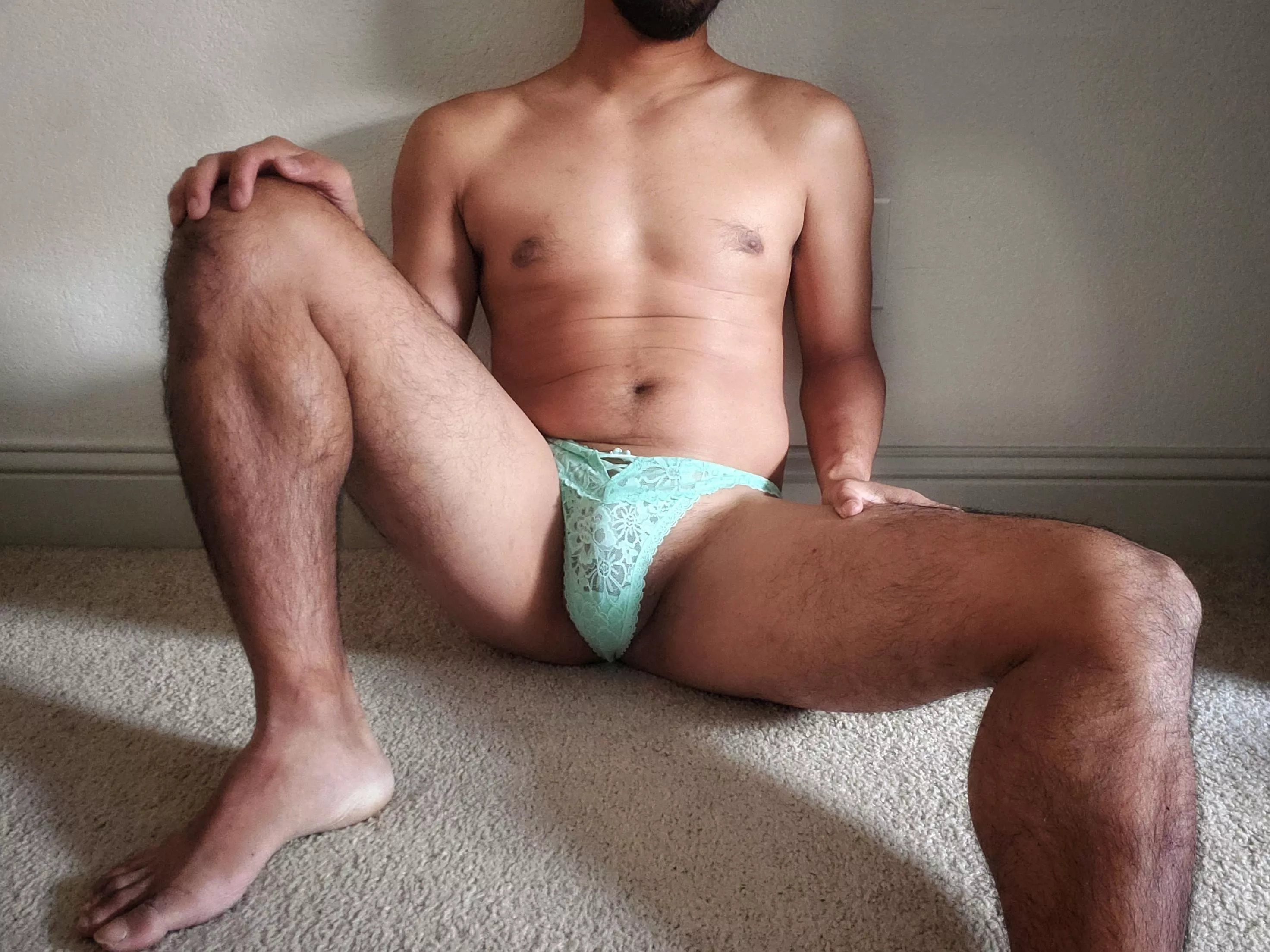 Feeling pretty as I wait for your direction.