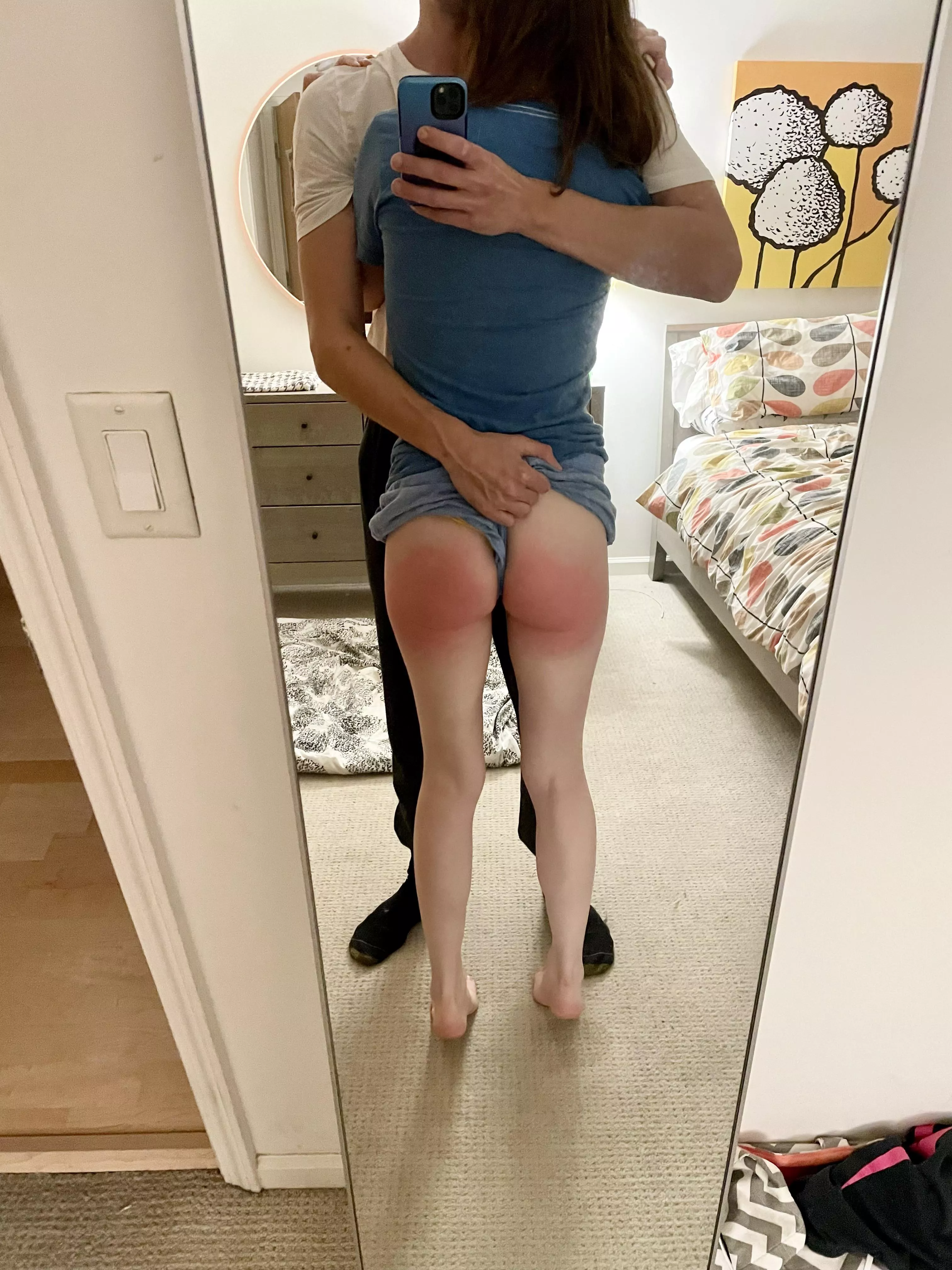 Feeling so safe and loved in his arms afterwards. And sore 🤕 but it reminds me to be better and make him proud.