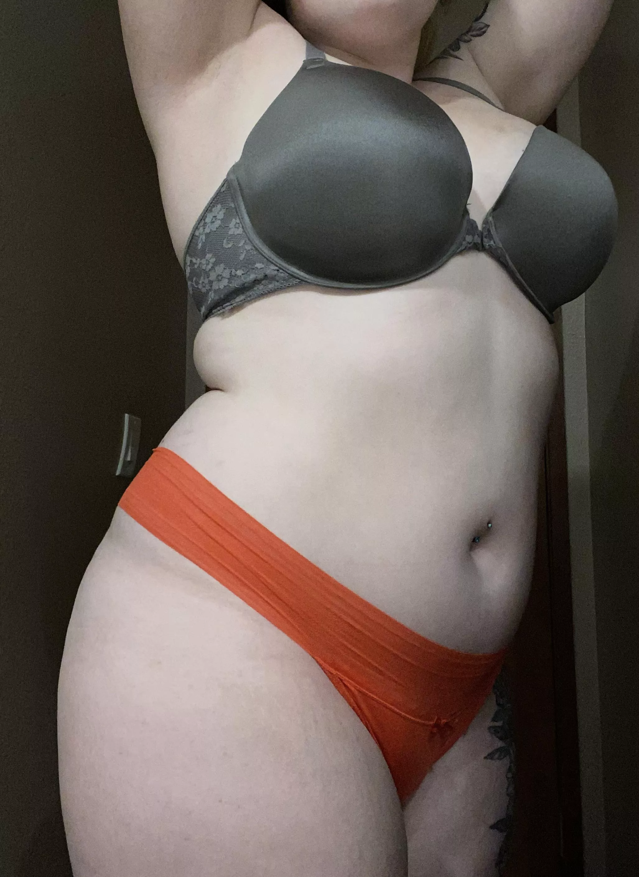 Feels good to take off some layers after a long shift