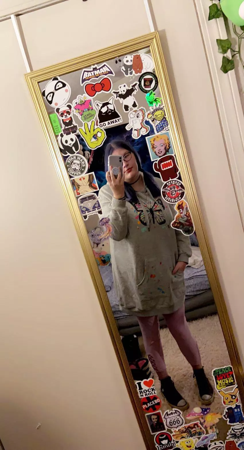 Felt cute in my oversize hoodie 😊💖