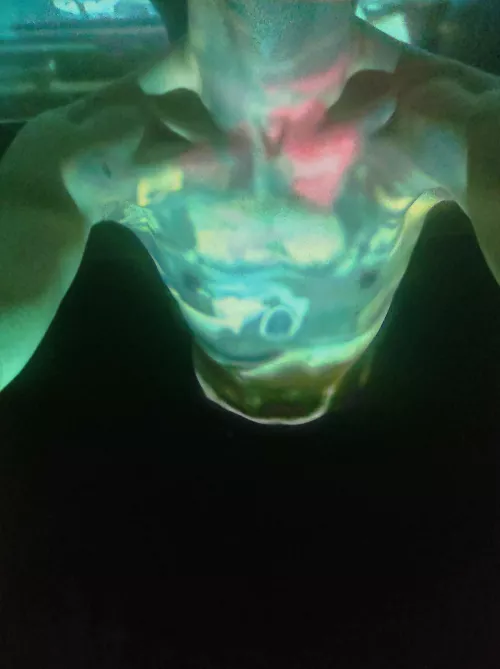 Felt hot being projected on