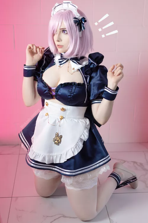 FGO Mashu (official maid version) from by n_mirikashi