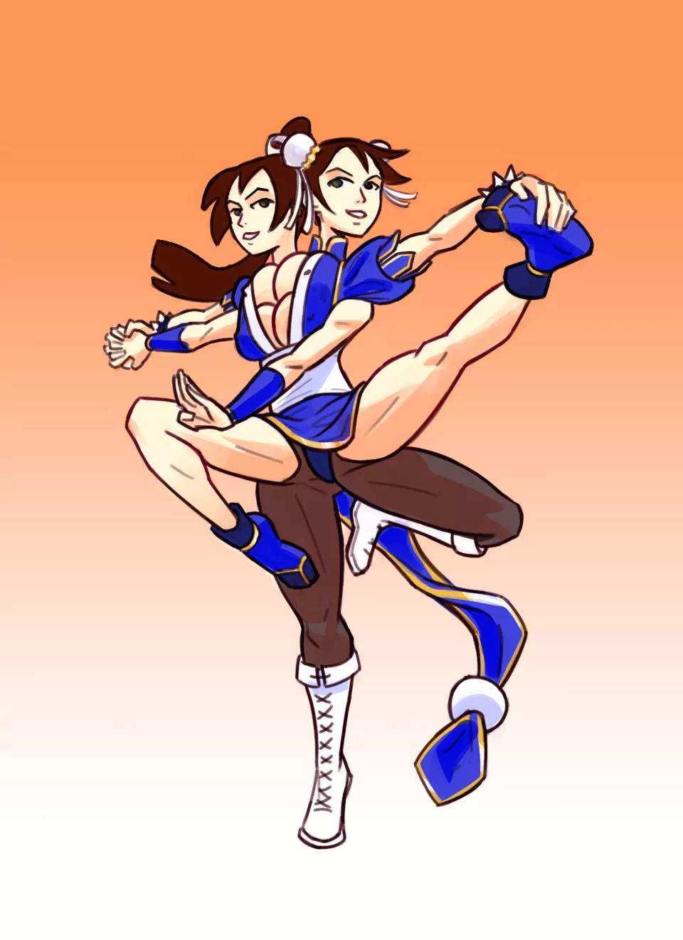 Fighting Duo by Orangebackgrou1 (Merge, Fusion)