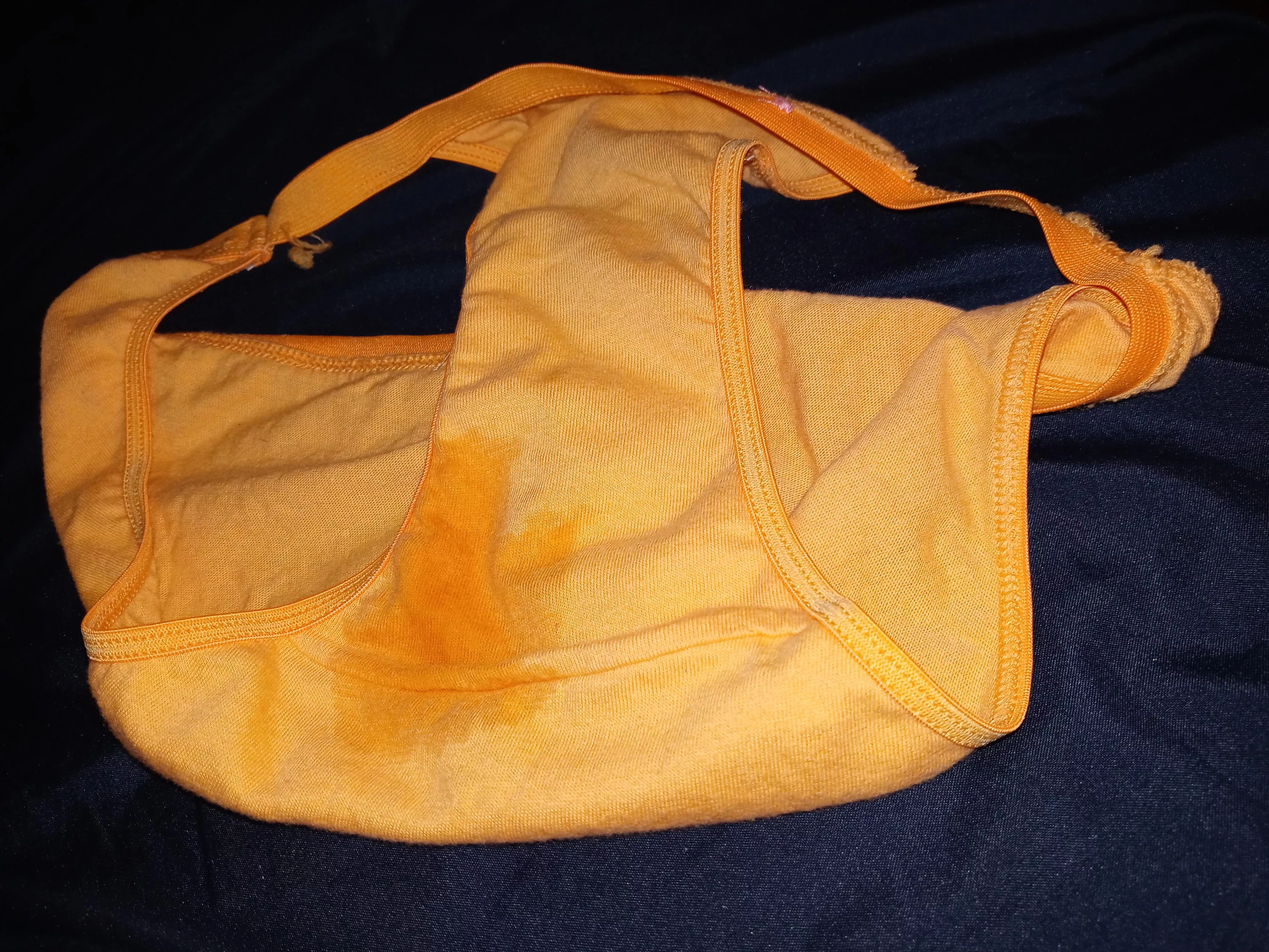 Filled that gusset with my cum