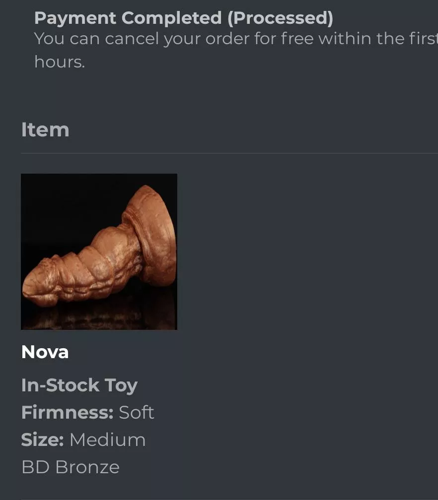 Finally bought my first BD toy! Cant wait to pleasure my prostate ❤️