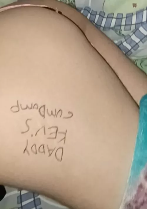 Finally got a daddy and he want to mark me as his