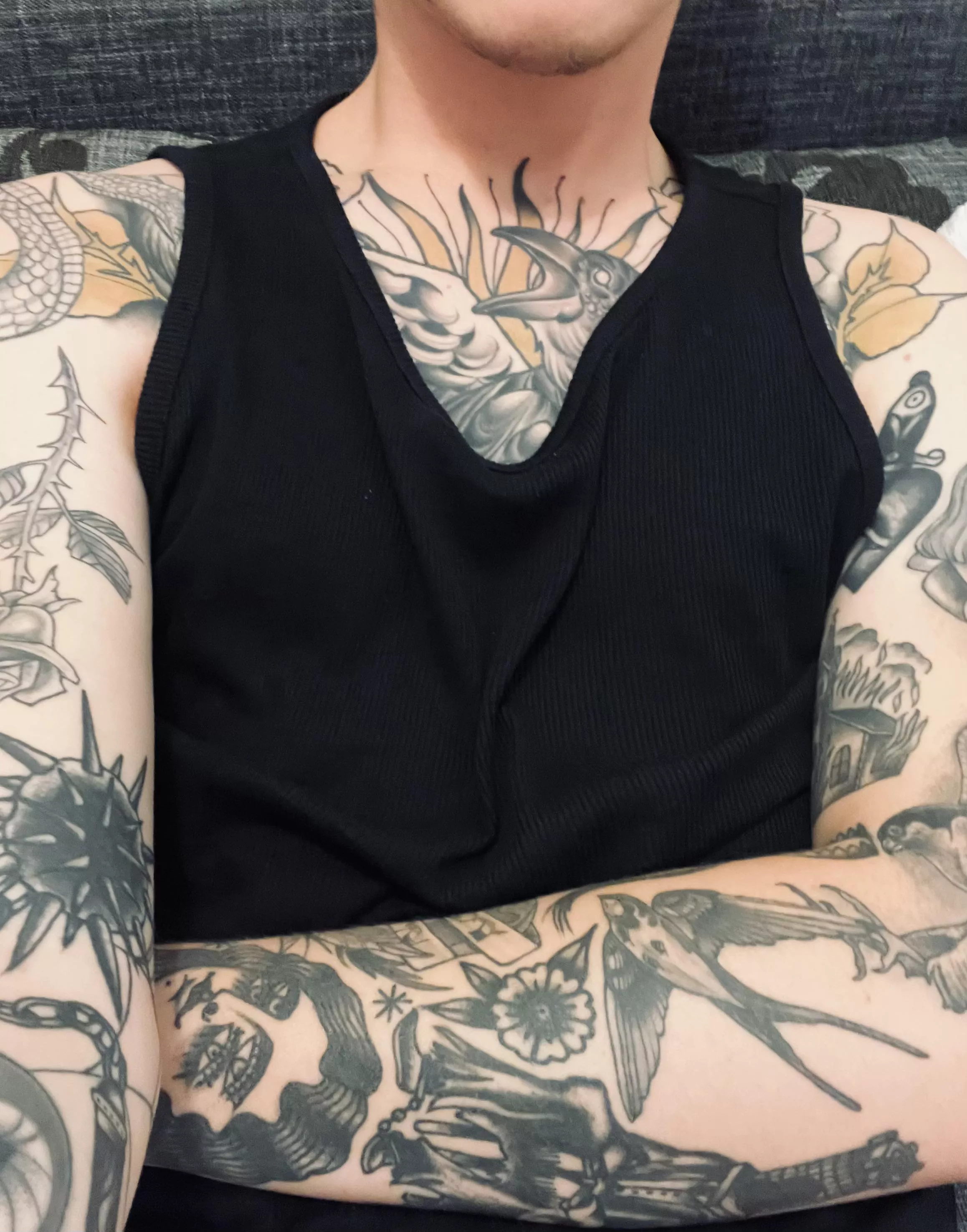 Finally put some colour on myself. Finally put some colour on myself.