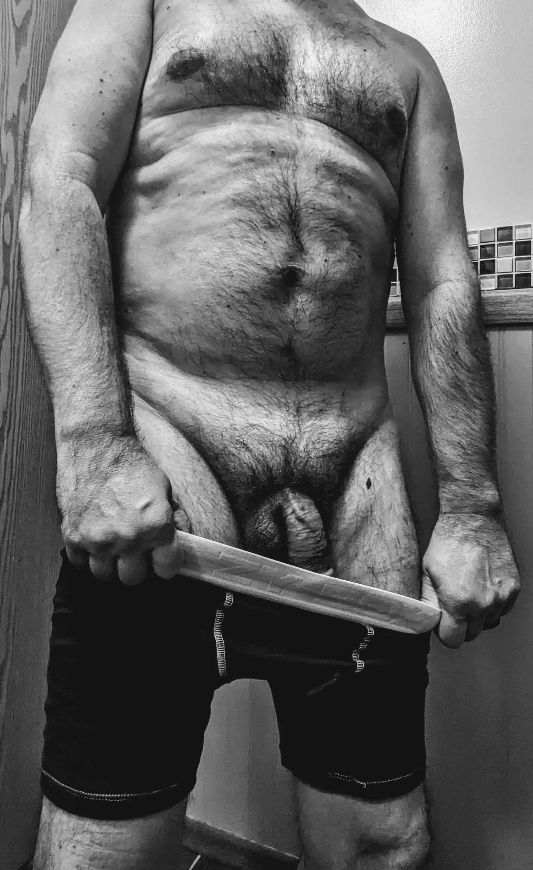 Finish pulling them down or just whip it out?