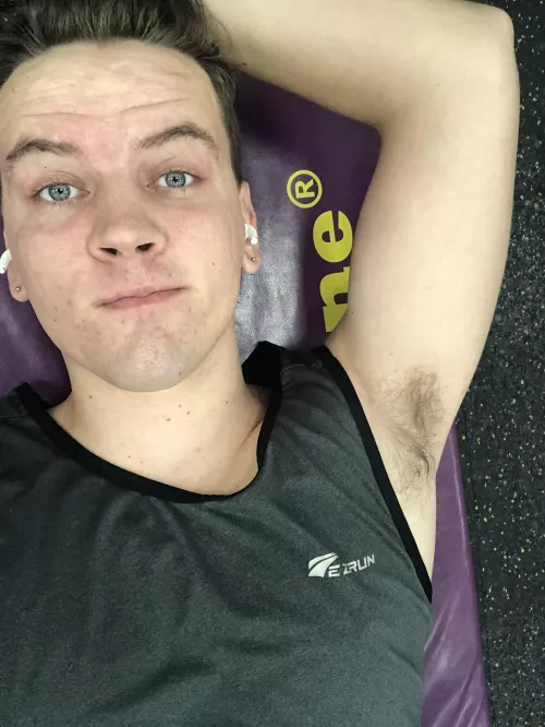 Finishing up at the gym