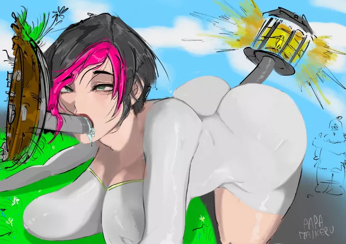 Fiora and Jax (papa Maikeru)