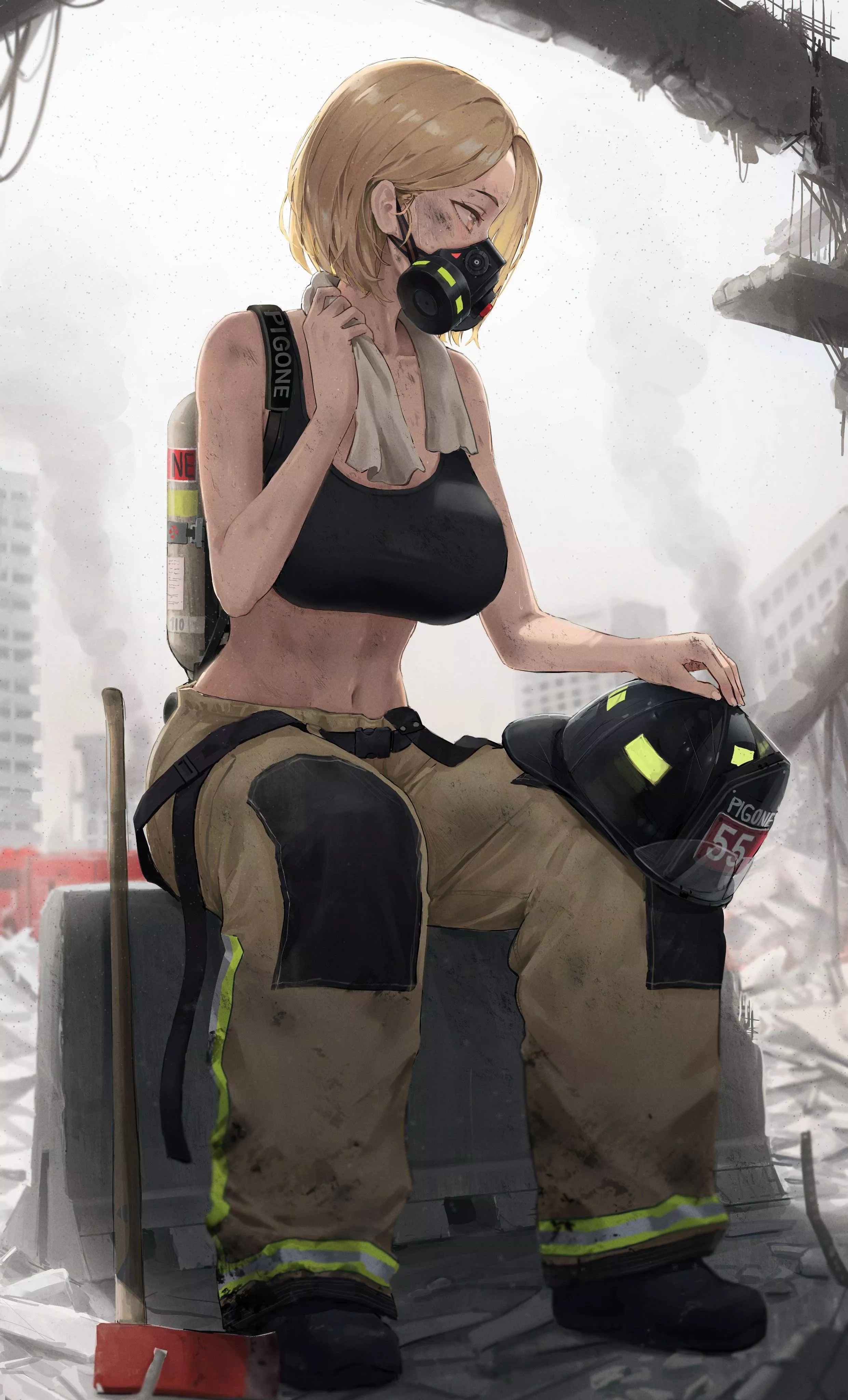 Firefighter Girl [Original]