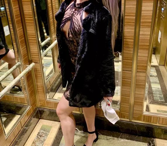 First adventure in something see through