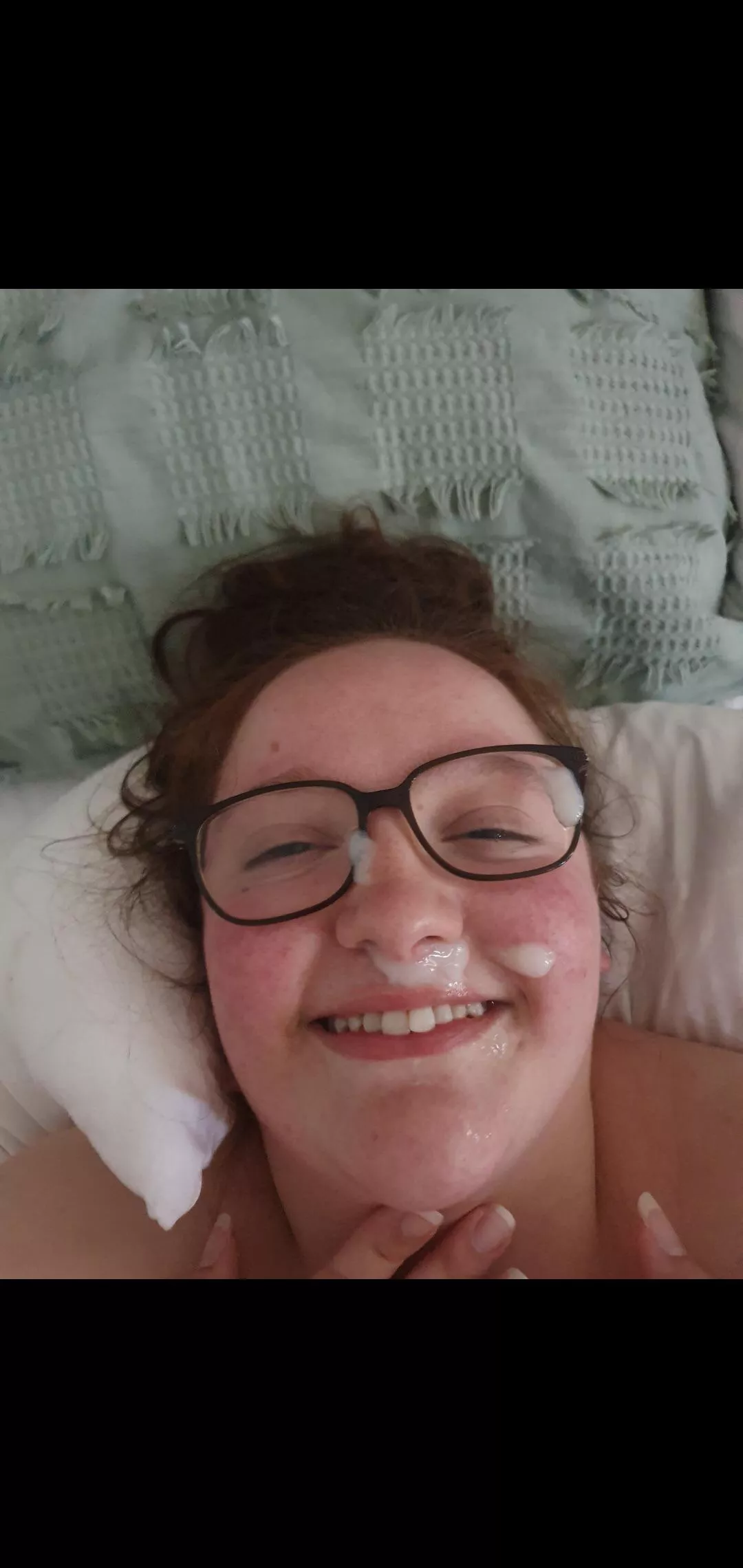 First big load on my glasses 🥵