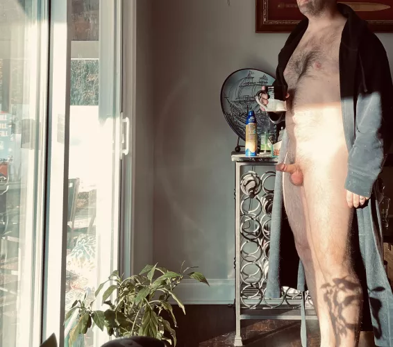 First cup, quiet houseβ¦
