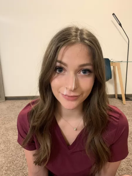 First facial in my new scrubs! ๐