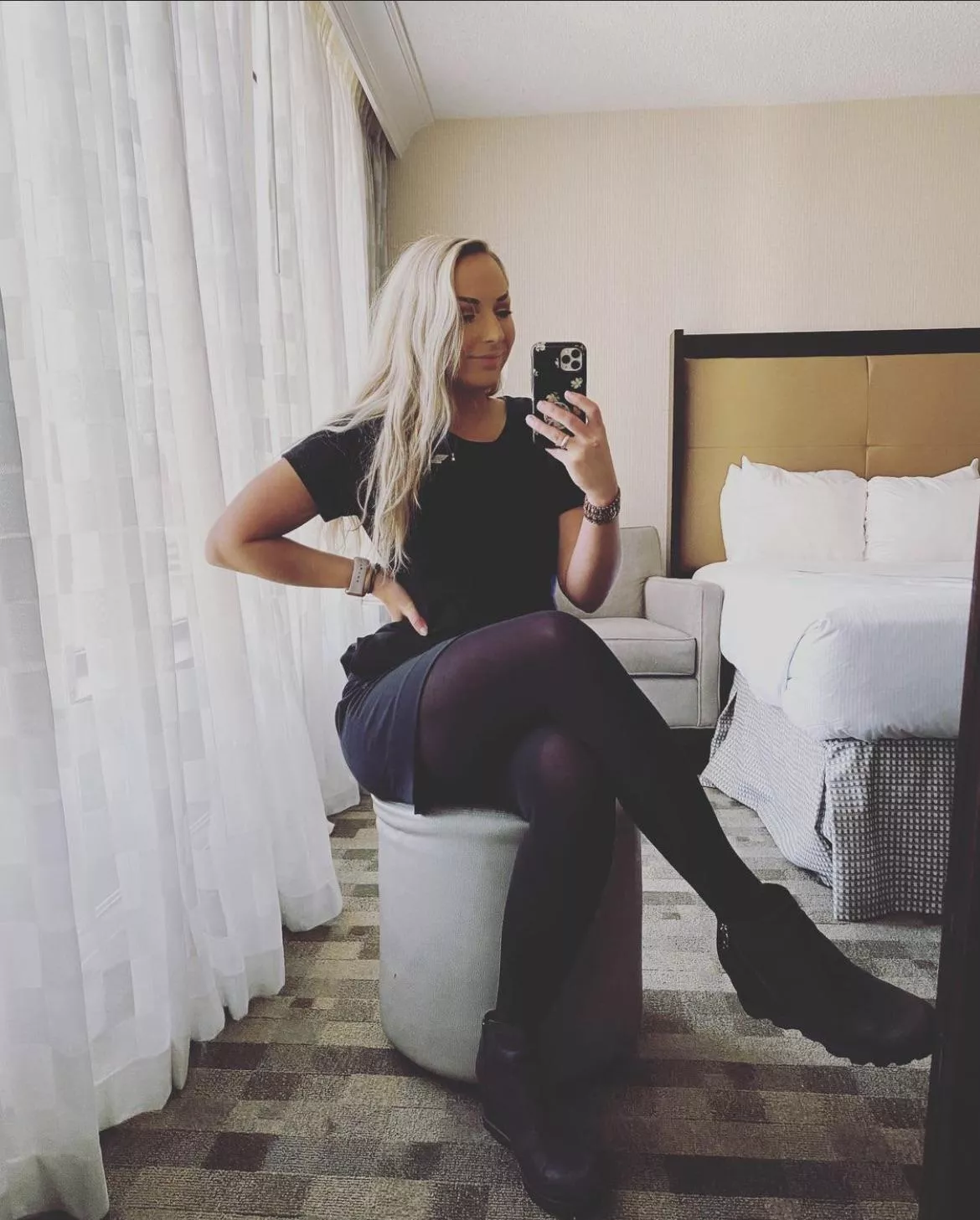 First, let me take a selfie…