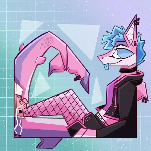 First shark type i’ve done! (art by me) [@hornedpup on twitter]