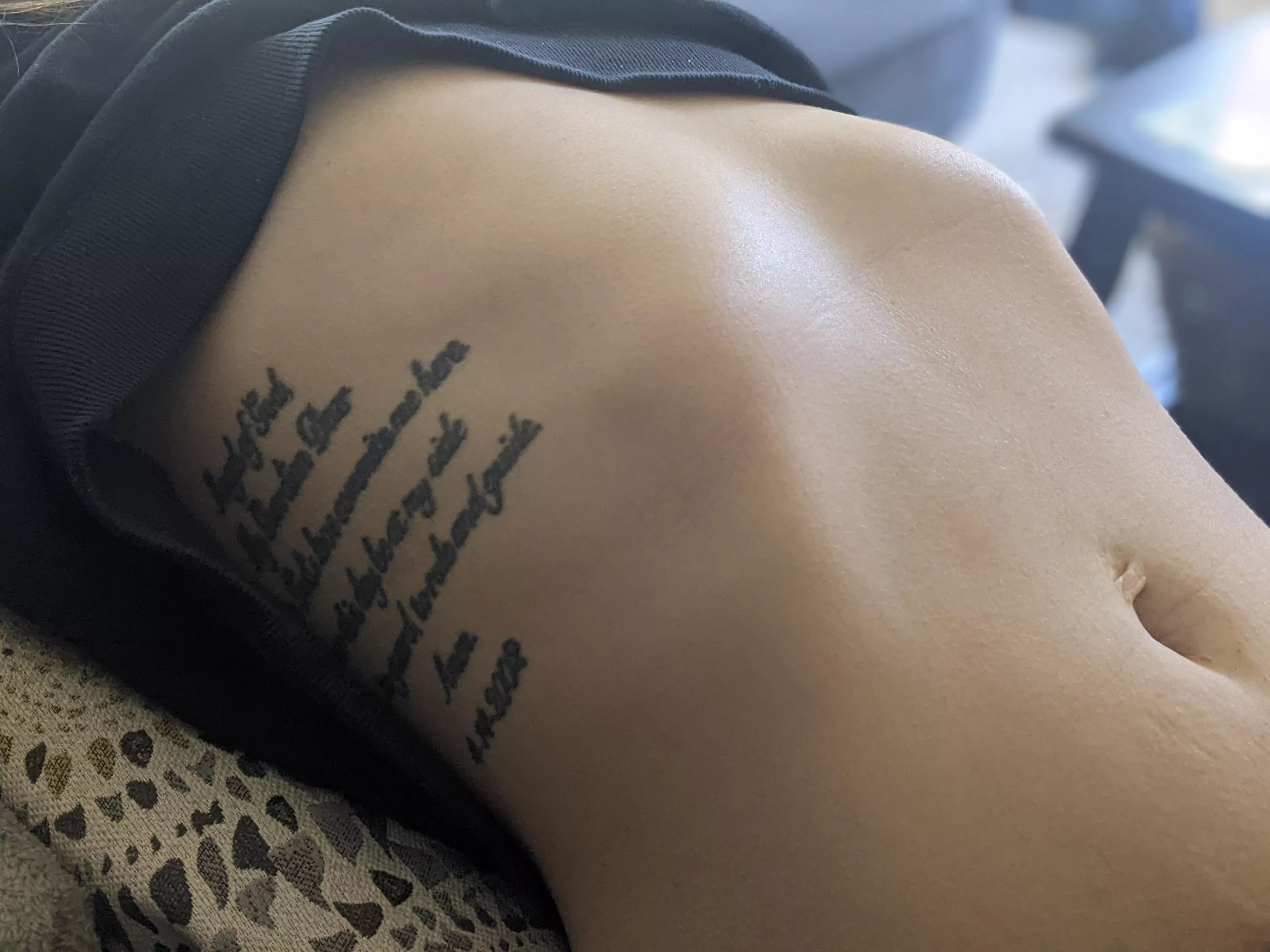 First time here. How's my ribcage? 🙈