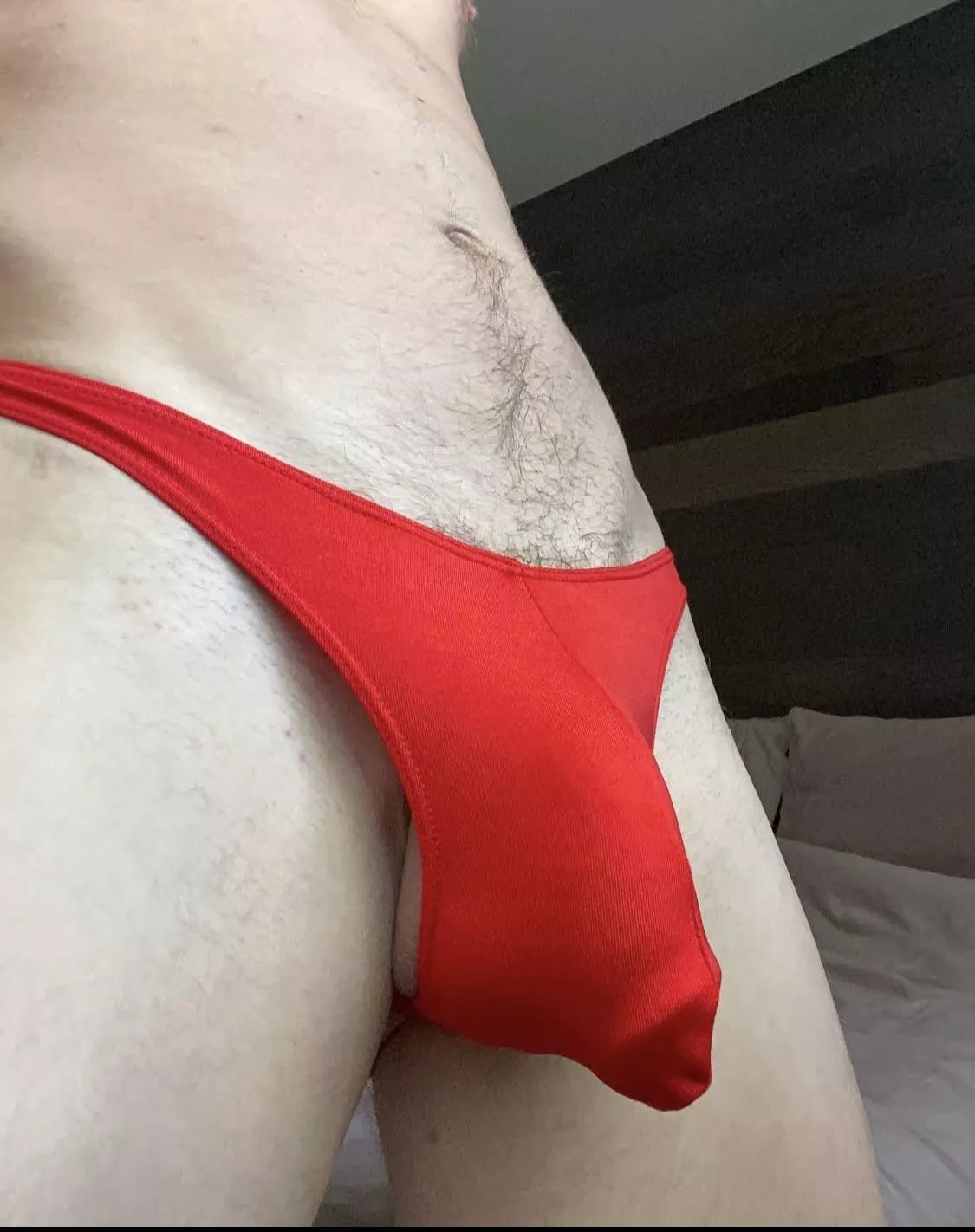 First time in a thong. I think I like it.