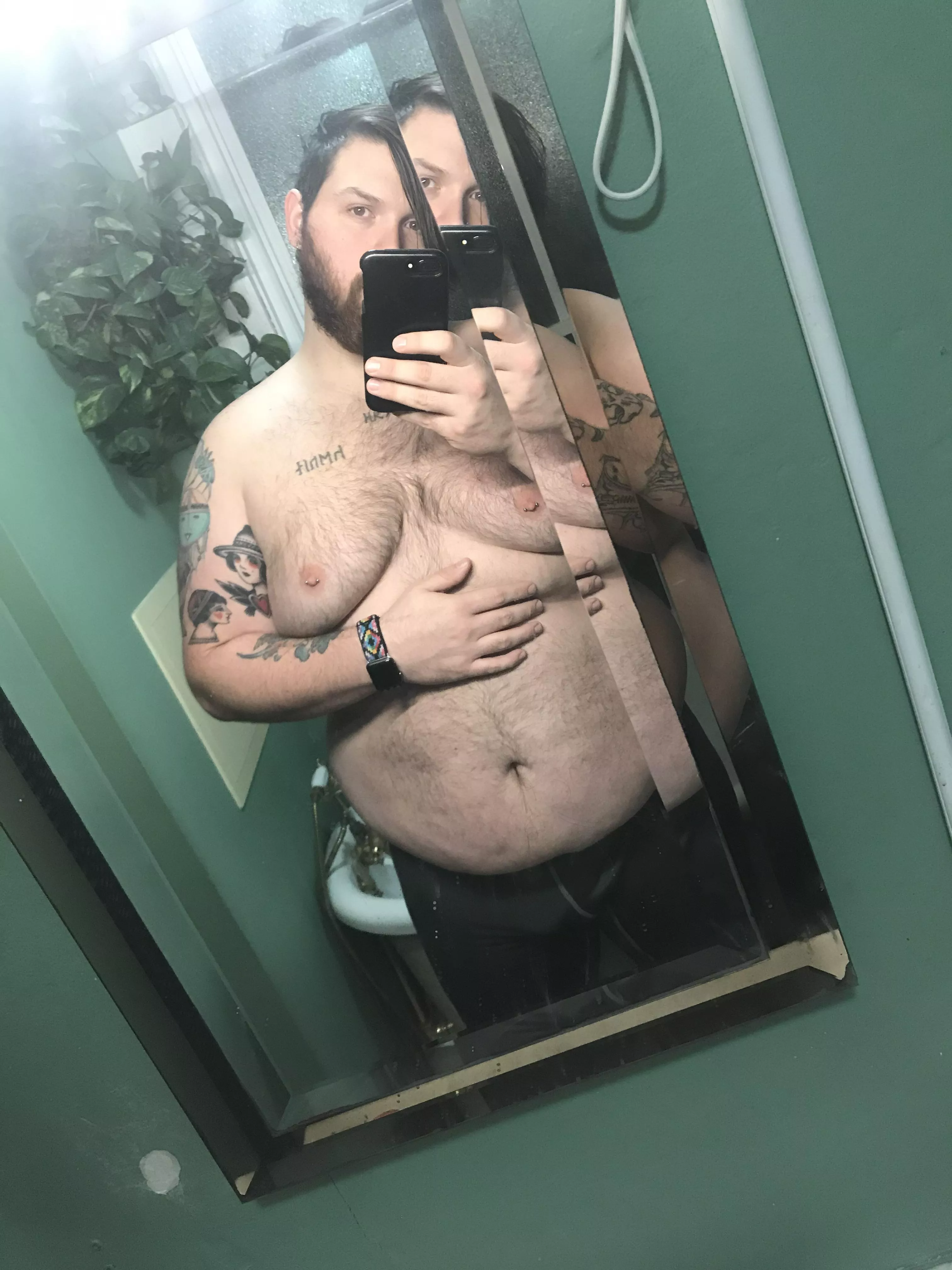 First time posting anything like this. Been on a weight loss journey and starting to feel good in my body.